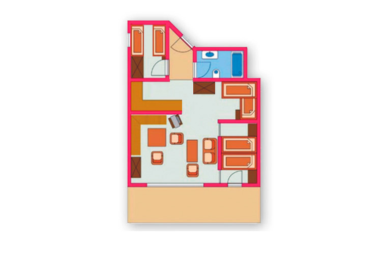 groundplan appartement 16