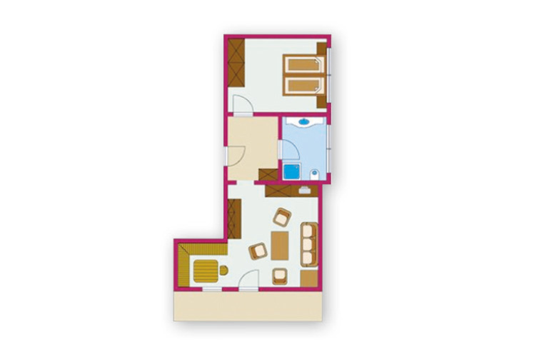 groundplan appartement 20